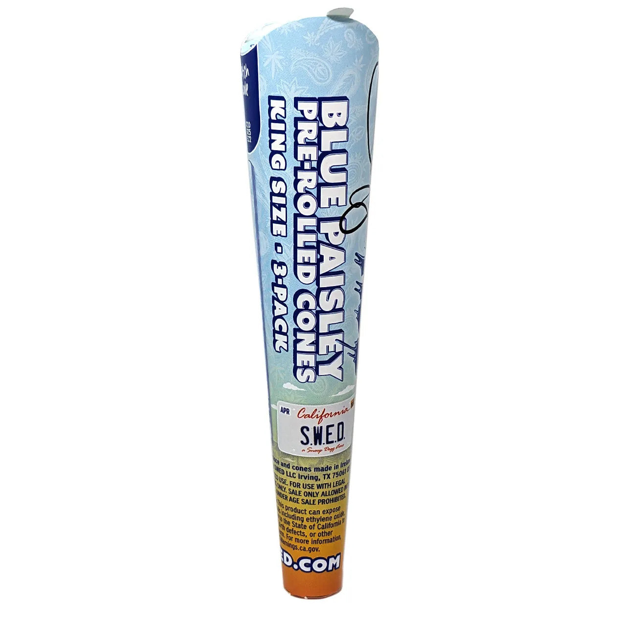 Dogg lbs - Blue Paisley Pre-rolled Cones - King Size - 3ct Single - SWED
