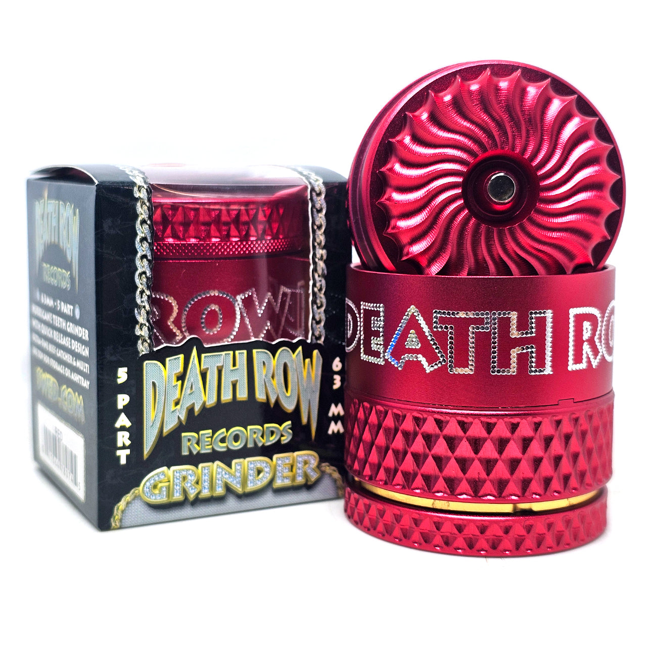 Death Row Records - Hurricane Grinder 63mm 5-Part