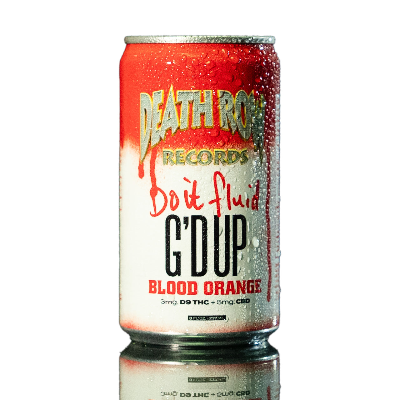 Death Row Records - Do it Fluid - Low Dose 3mg THC + 5mg CBD - 8oz Beverage - SWED