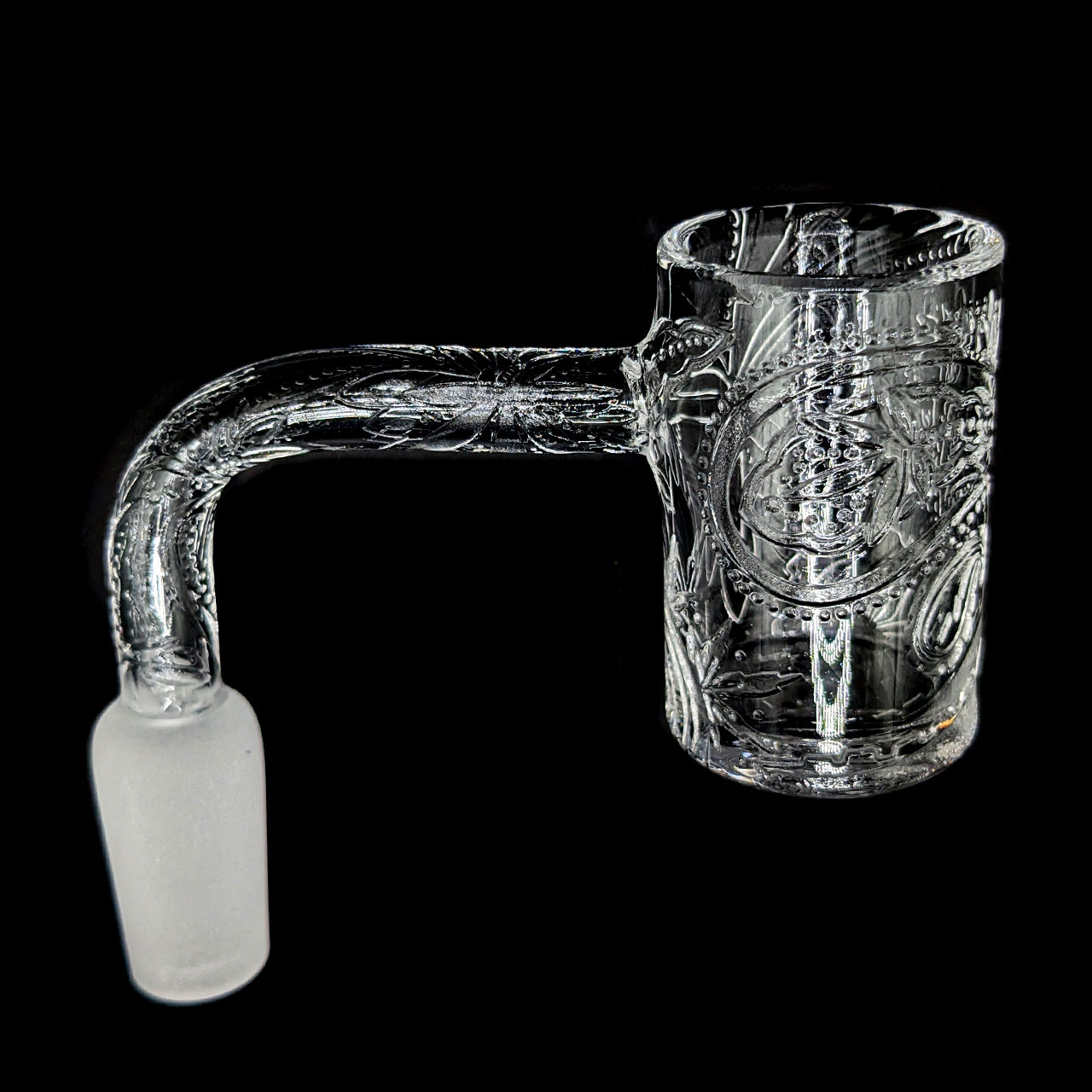 Dogg lbs - Everyday Engraved Paisley Quartz Banger - 14mm 90 Degree