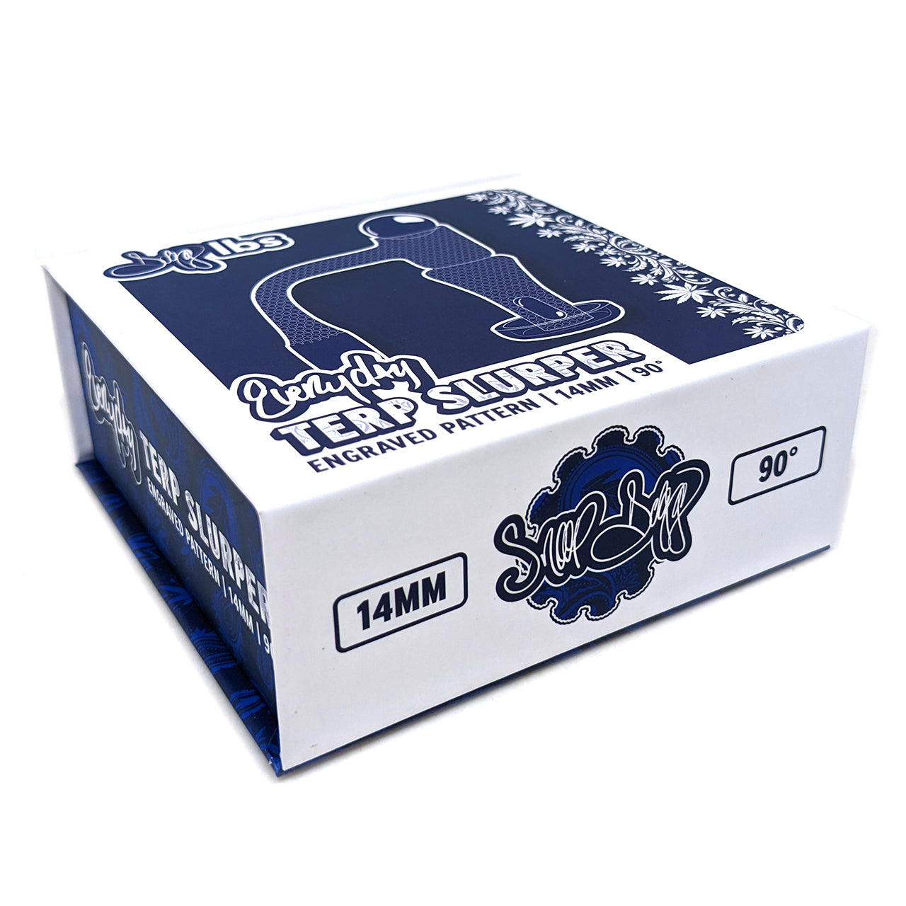 Dogg lbs - Everyday Etched Pattern Terp Slurper Quartz Banger Set - 14mm 90 Degree