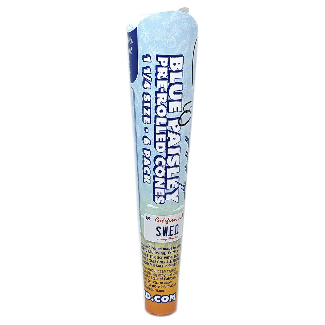Dogg lbs - Blue Paisley Pre-Rolled Cones - 1 1/4 - 6ct Single - SWED