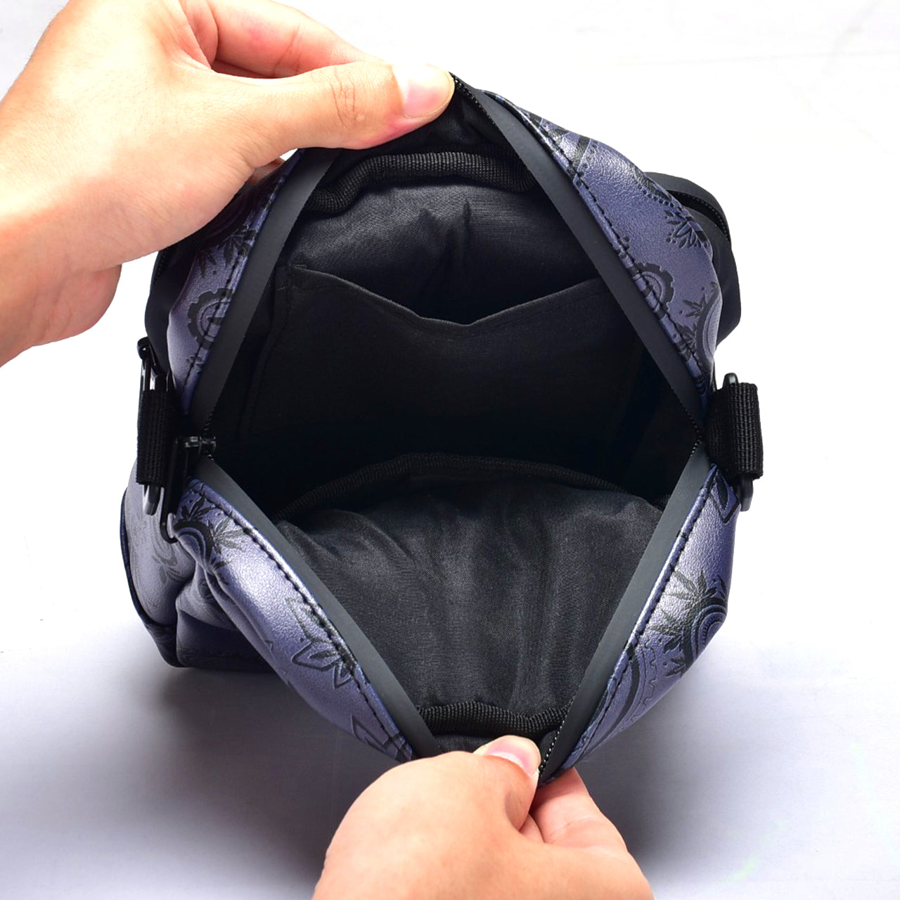 Death Row Records - Tha Essentials - Smell-Proof Crossbody Bag - Midnight