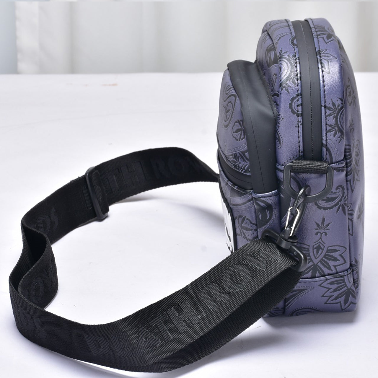 Death Row Records - Tha Essentials - Smell-Proof Crossbody Bag - Midnight