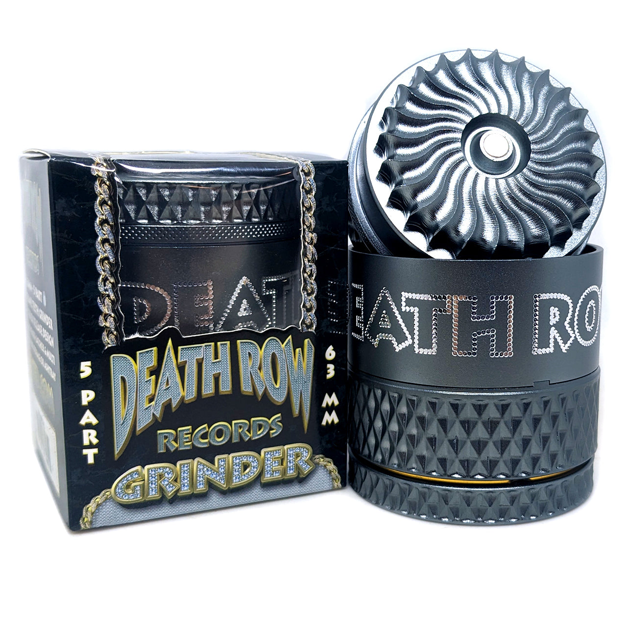 Death Row Records - Hurricane Grinder 63mm 5-Part
