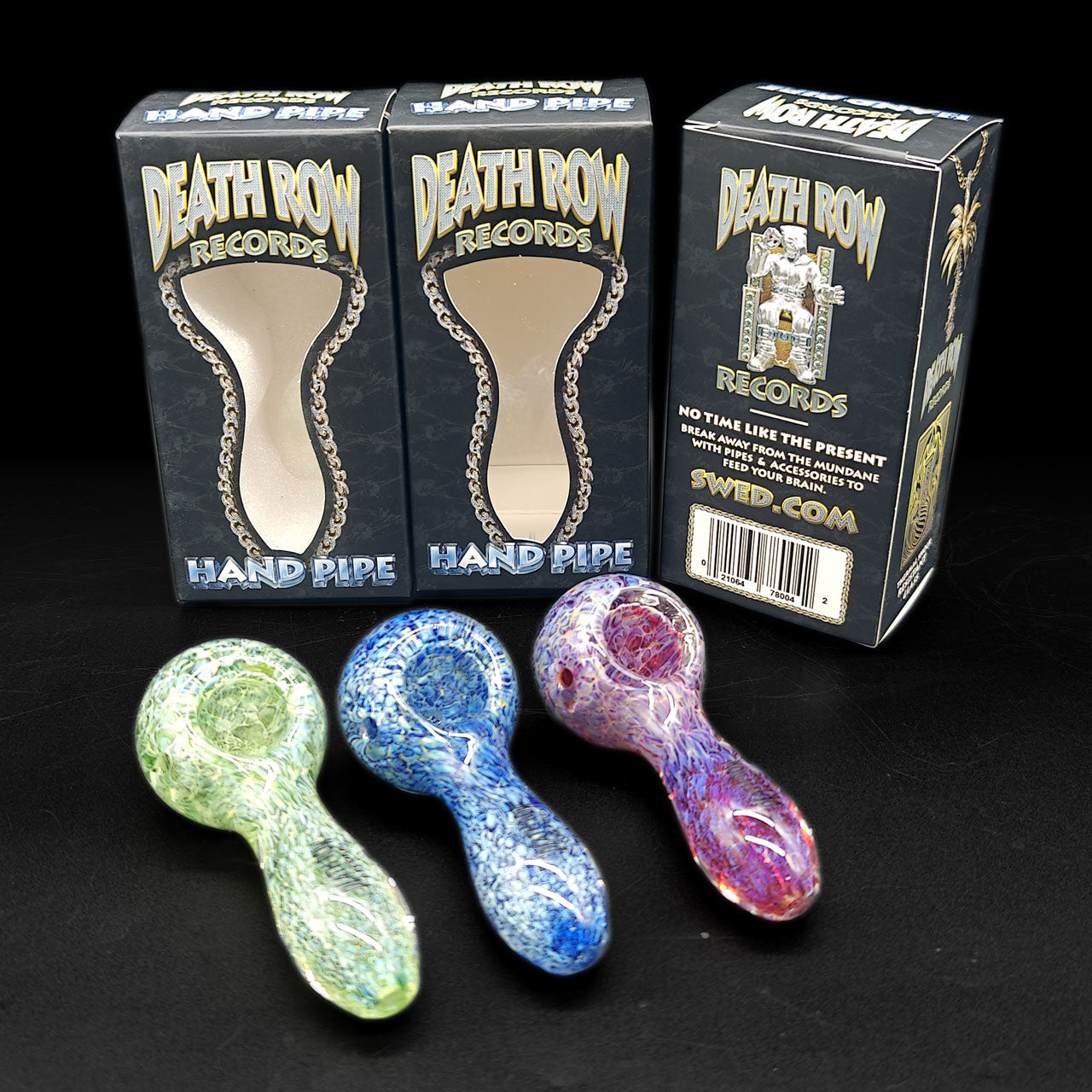 Death Row Records - Colored Frit Hand Pipe