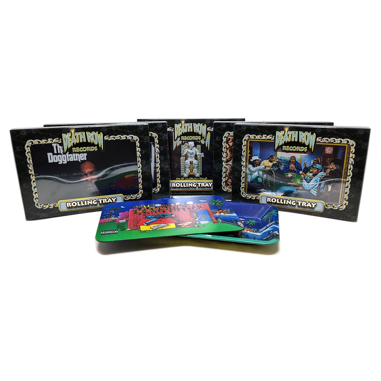 Death Row Records - Mini Rolling Tray with Magnetic Lid