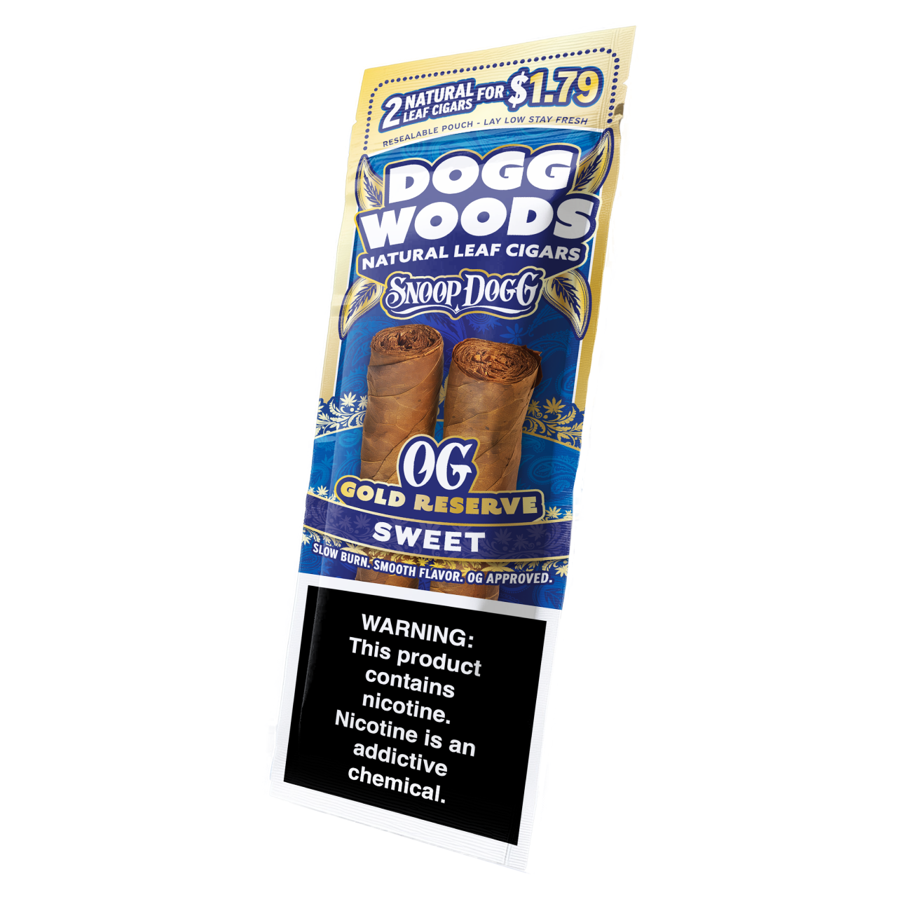 Dogg Woods - Premium Natural Leaf Cigars (2pk) - Pre-Priced