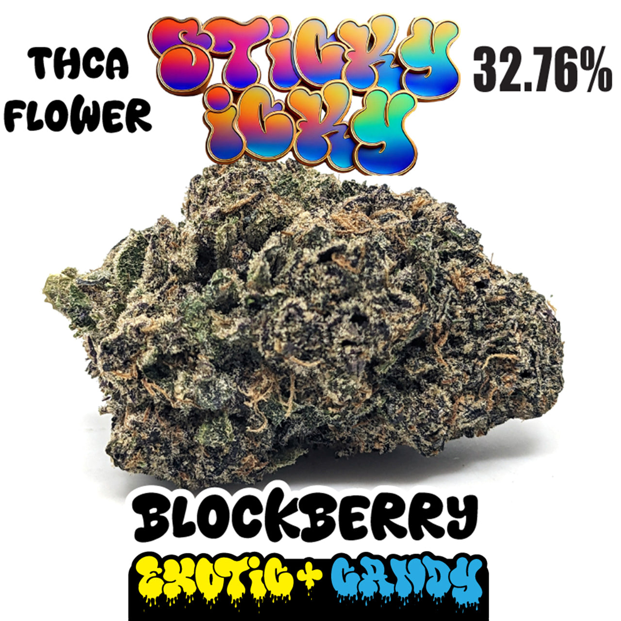 Sticky Icky - THCA Exotic+ Candy Flower - Blockberry [Hybrid]