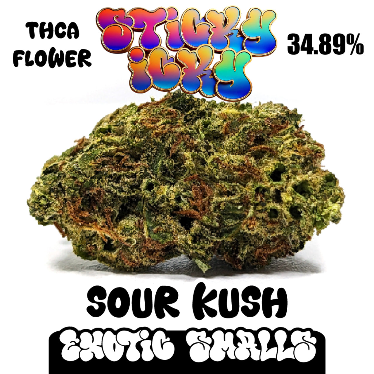Sticky Icky - THCA Exotic Smalls Flower - Sour Kush [Indica]