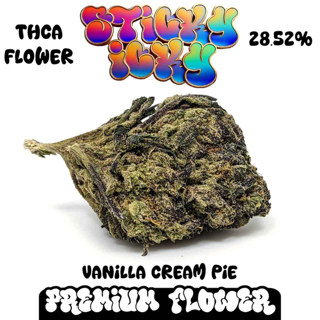 Sticky Icky - THCA Premium Flower - Vanilla Cream Pie [Indica Hybrid]