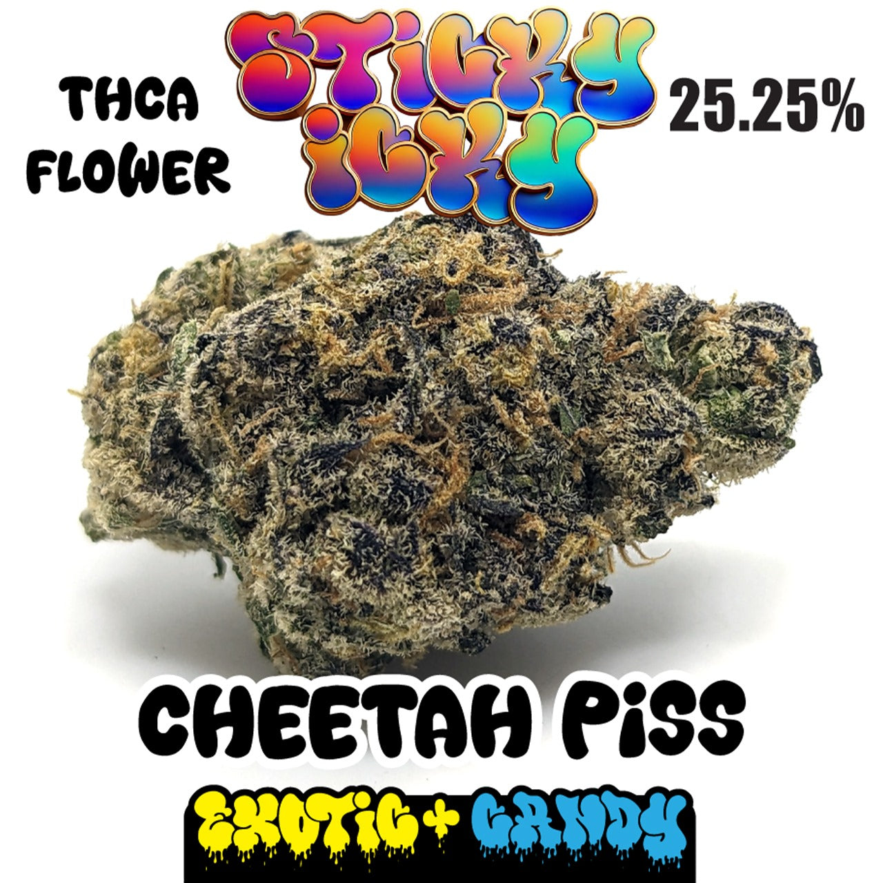 Sticky Icky - THCA Exotic+ Candy Flower - Cheetah Piss [Hybrid]